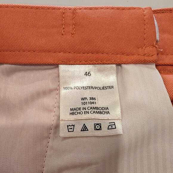 Haggar Men's Cool 18 Gabardine Pleated Shorts Size 46 Waist - Picture 5 of 5